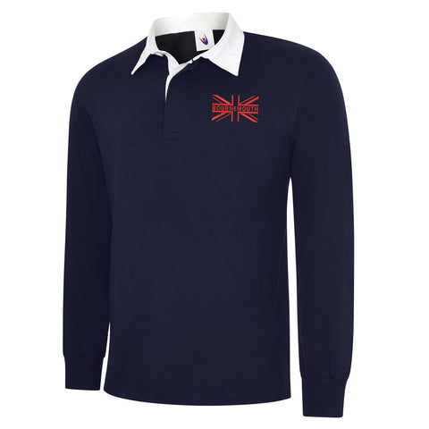 Bournemouth Union Jack Embroidered Classic Rugby Shirt