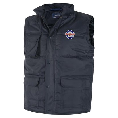 Northern Soul Roundel Embroidered Super Pro Body Warmer