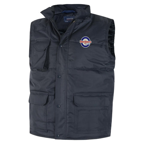 Northern Soul Roundel Embroidered Super Pro Body Warmer