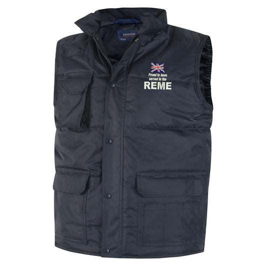 Proud to Have Served in The REME Bodywarmer