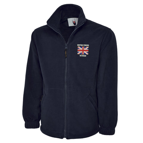 British Forces Veteran Embroidered Premium Fleece Jacket