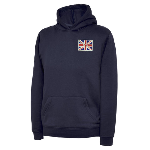 Bath Union Jack Embroidered Children's Hoodie