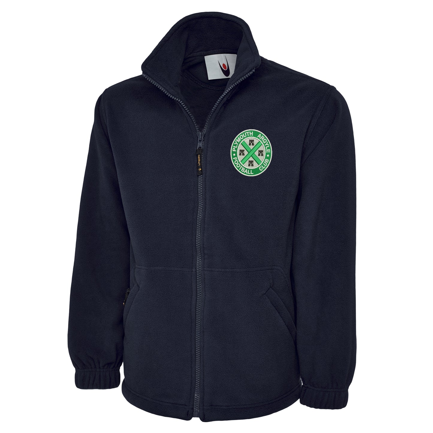 Retro Plymouth 1911 Embroidered Premium Fleece Jacket