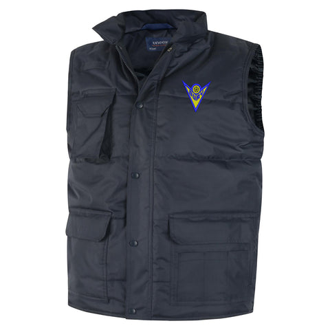 Retro Bury 1974 Embroidered Super Pro Body Warmer