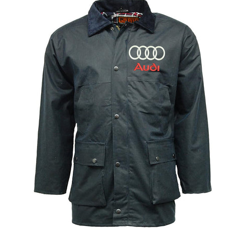 Audi Embroidered Padded Wax Jacket