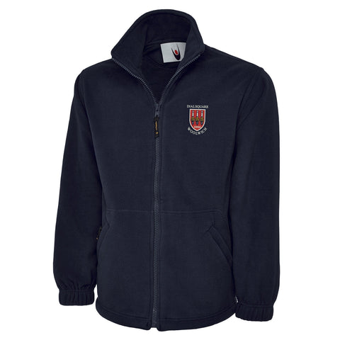 Retro Dial Square Embroidered Premium Fleece