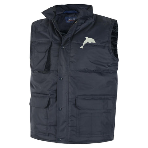 Dolphin Embroidered Super Pro Body Warmer