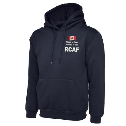 Proud to Have Served in The RCAF Embroidered Classic Hoodie