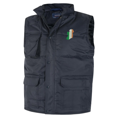 Ireland Flag Map Bodywarmer