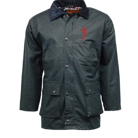Kenny 7 Embroidered Padded Wax Jacket