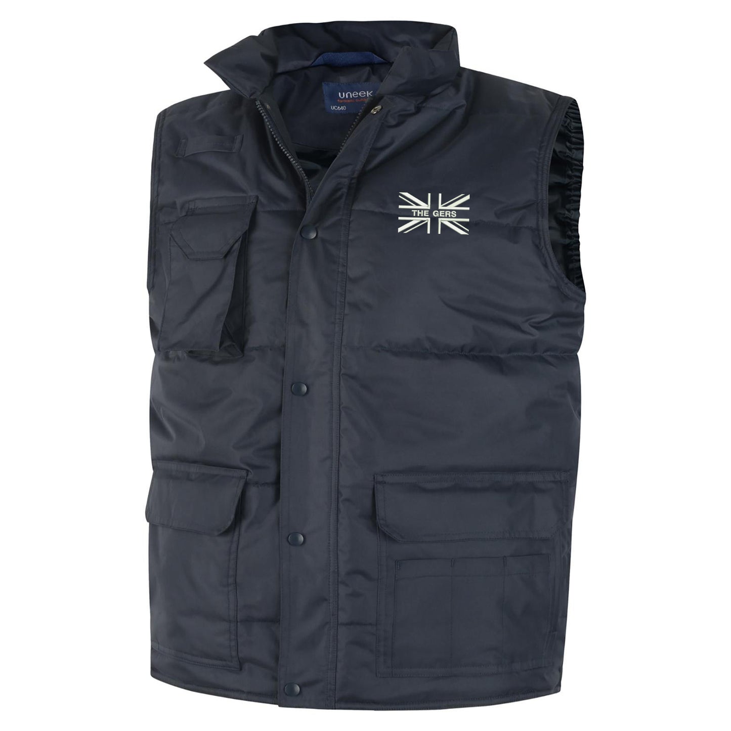 The Gers Union Jack Embroidered Super Pro Body Warmer