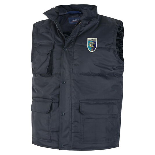 Retro North Town Wanderers Embroidered Super Pro Body Warmer