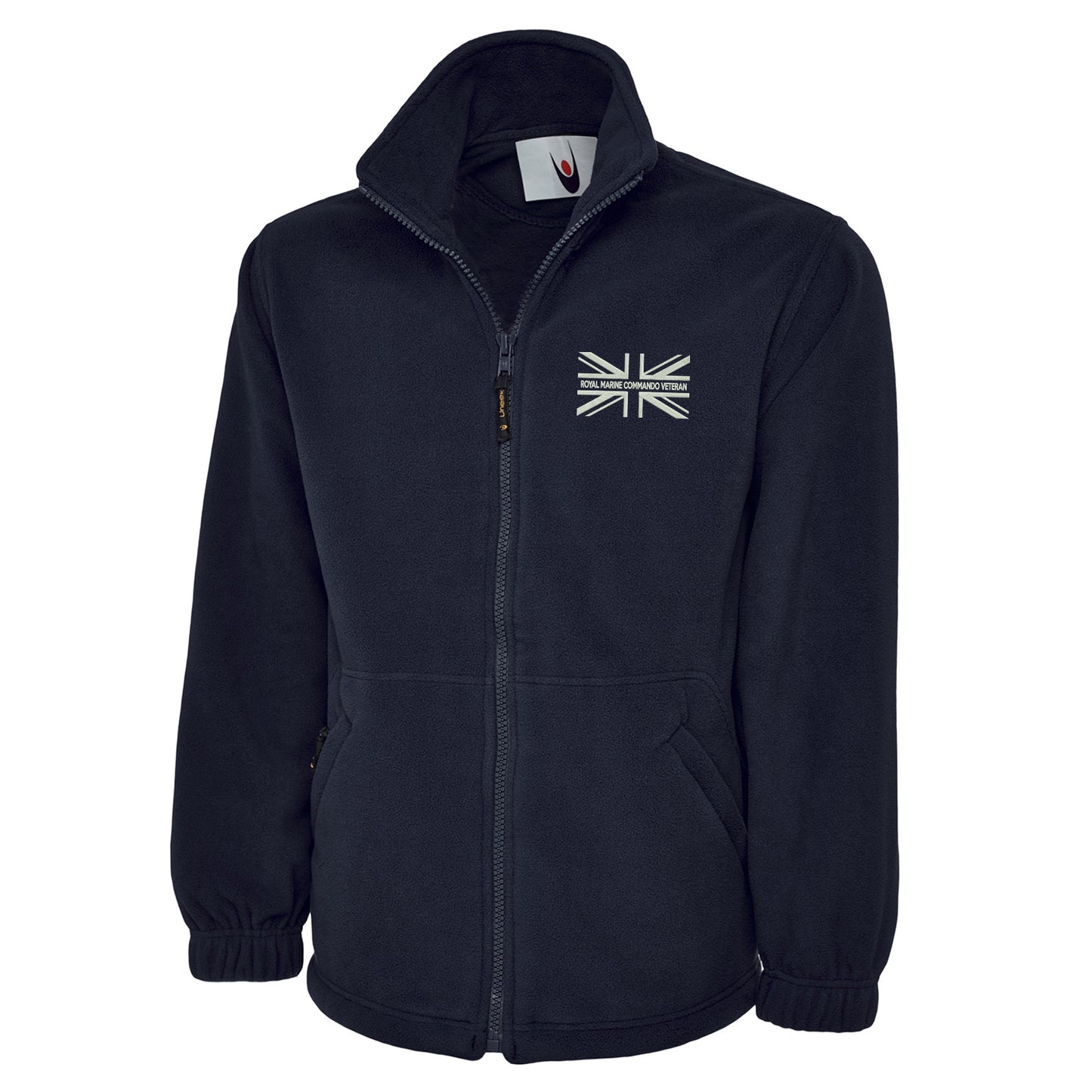 Royal Marine Commando Veteran Union Jack Embroidered Premium Fleece