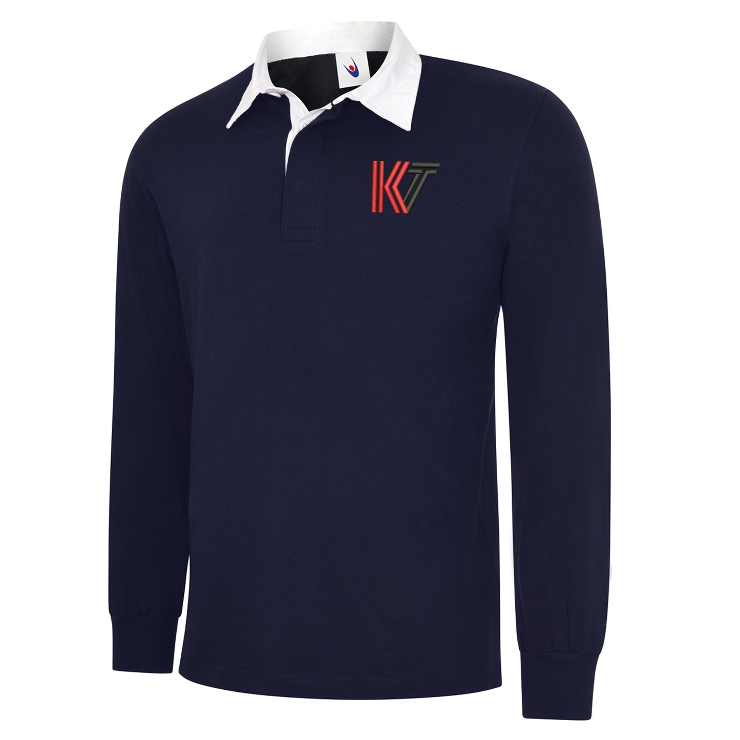 Retro Kettering Town Embroidered Classic Rugby Shirt