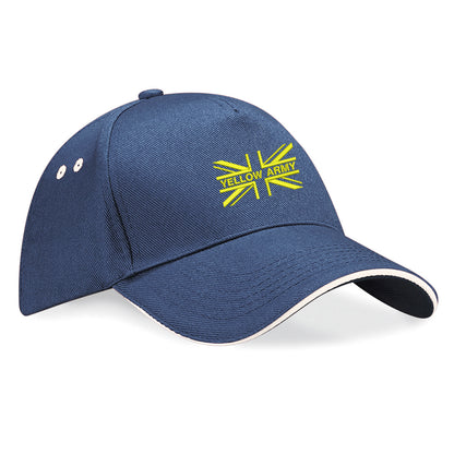 Yellow Army Union Jack Baseball Cap