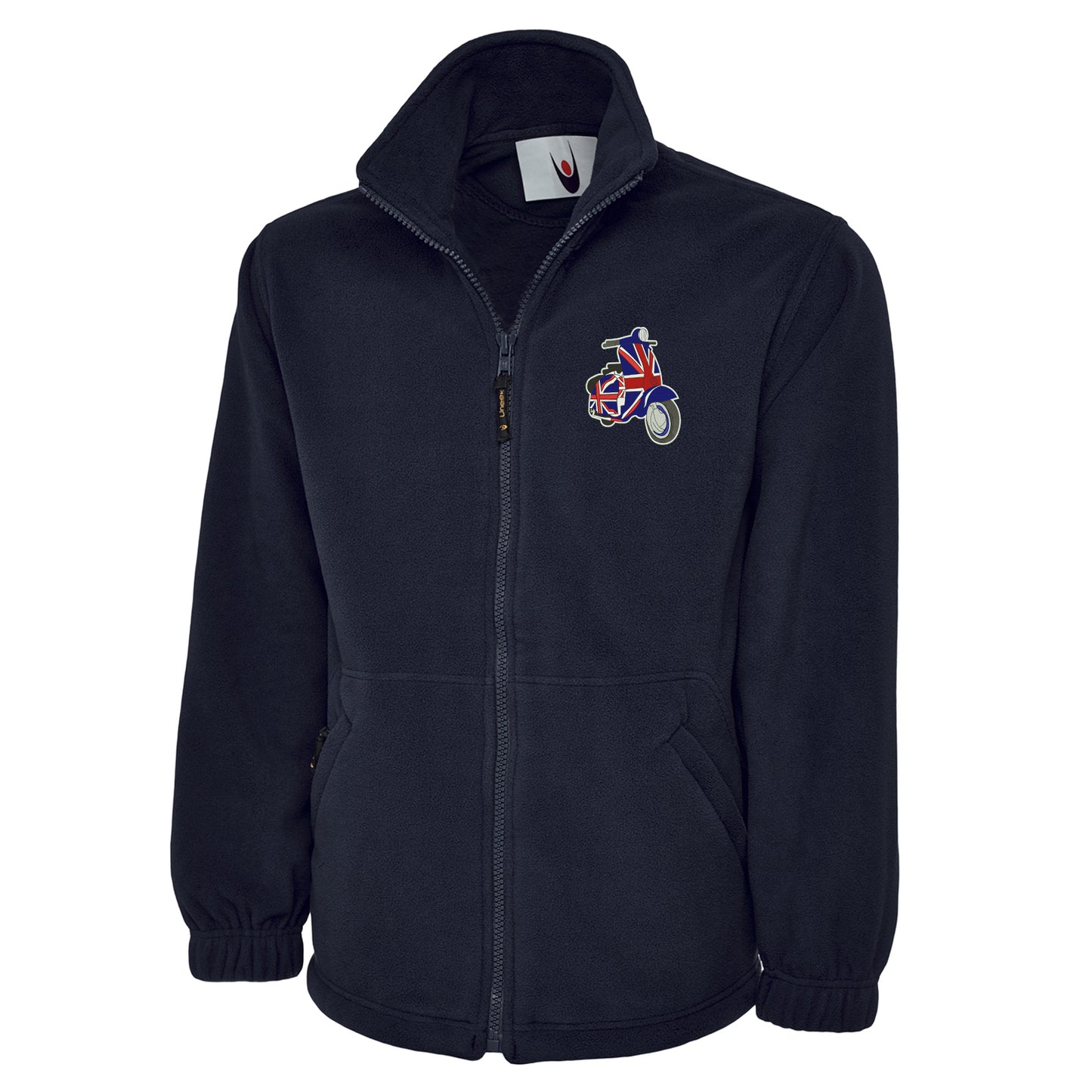 MOD Union Jack Scooter Embroidered Premium Fleece Jacket