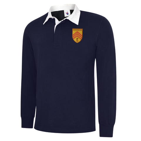 Retro Riverside FC Embroidered Classic Rugby Shirt