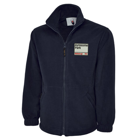 Ayresome Park TS1 Embroidered Premium Fleece Jacket