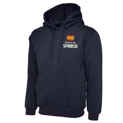 Proud to be Spanish Embroidered Classic Hoodie