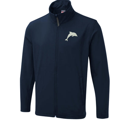 Dolphin Embroidered Lightweight Soft Shell Jacket