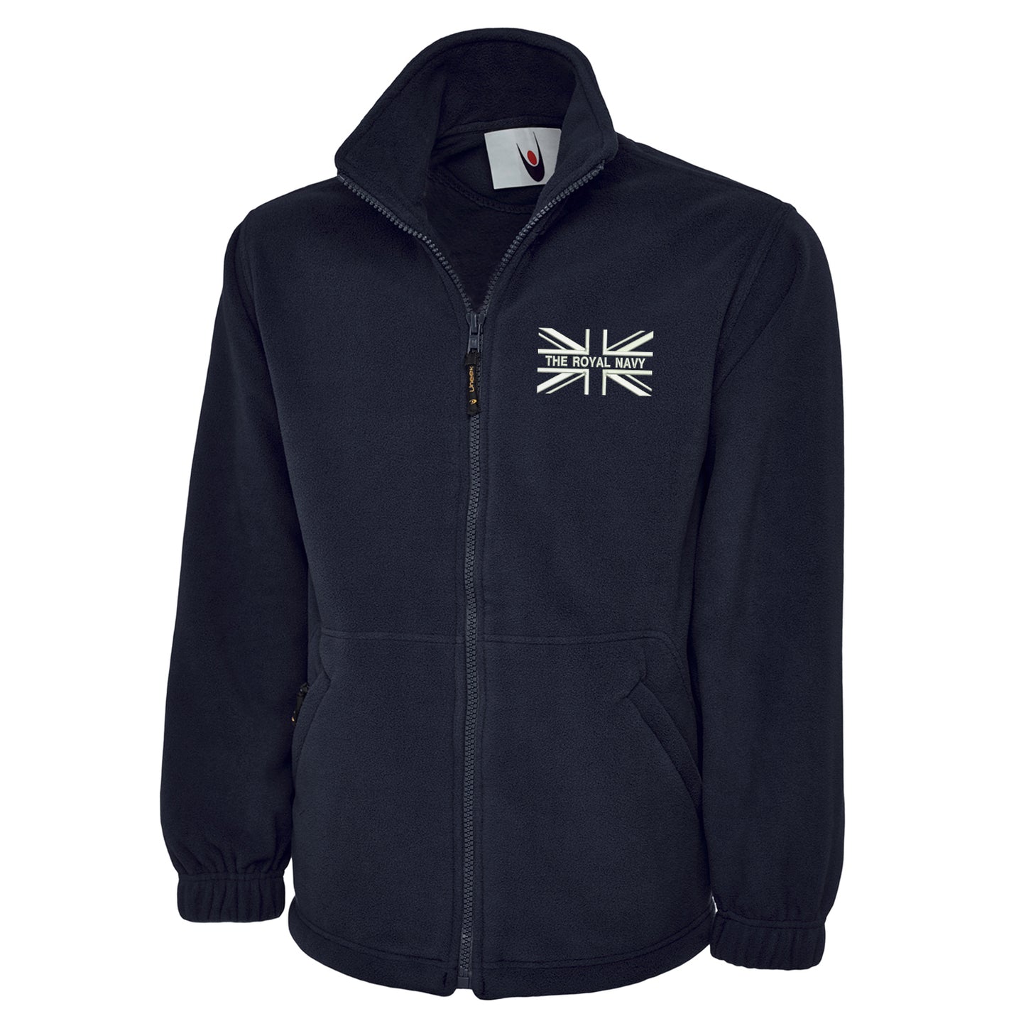 The Royal Navy Union Jack Embroidered Premium Fleece Jacket