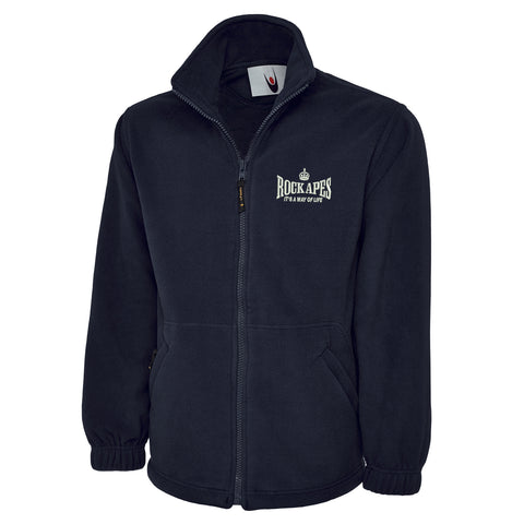 Rock Apes It's a Way of Life Embroidered Premium Fleece Jacket