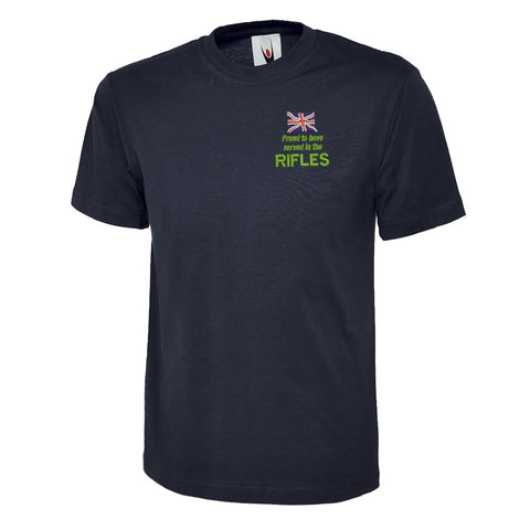 Proud to Have Served in The Rifles Embroidered Children's T-Shirt