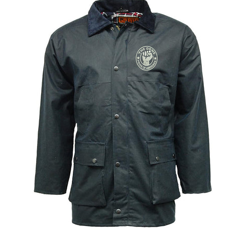 The Dons Pride of Aberdeen Embroidered Padded Wax Jacket