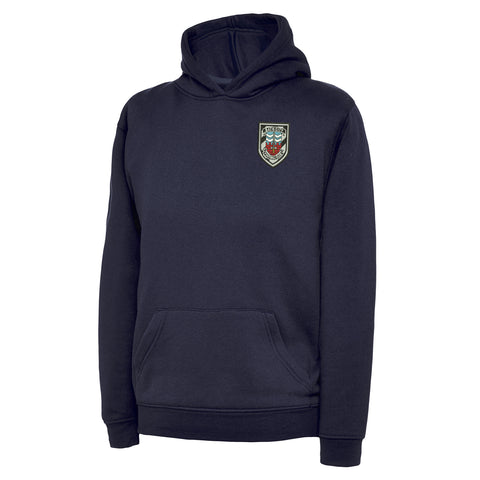 Retro Bath City Embroidered Children's Hoodie