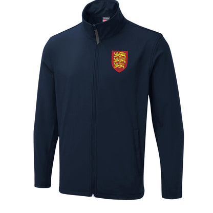 Coat of Arms of England Embroidered Lightweight Soft Shell Jacket