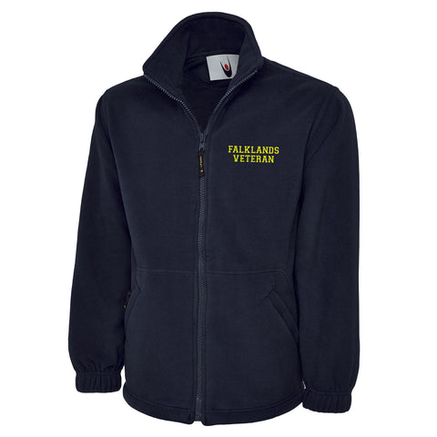 Falklands Veteran Embroidered Premium Fleece Jacket