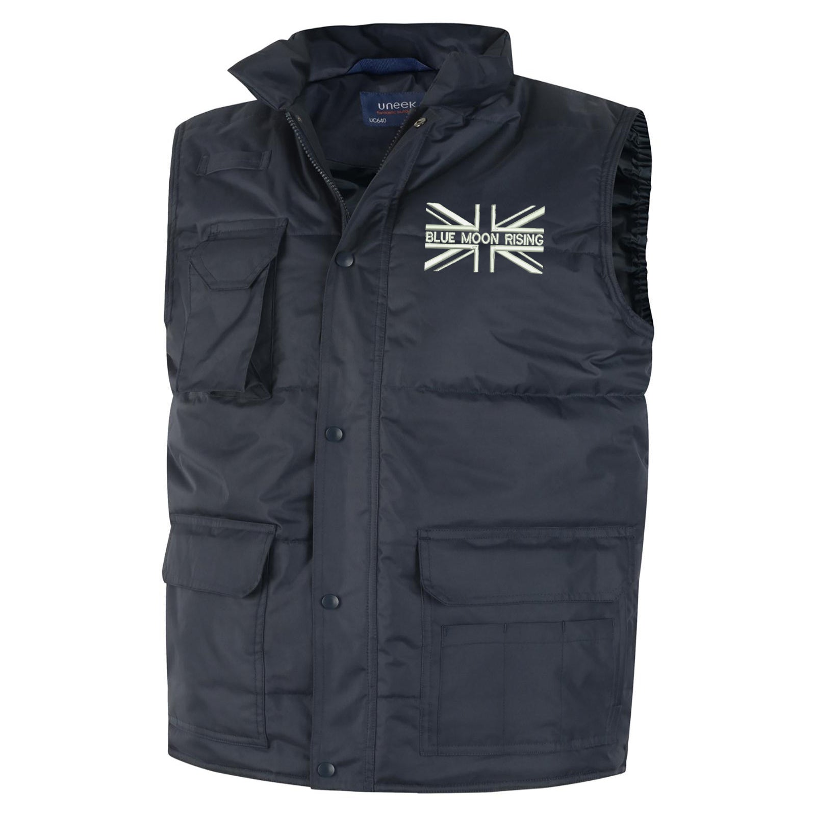 Blue Moon Rising Union Jack Body Warmer