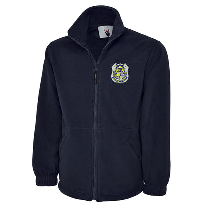 Retro Mansfield 1920s Embroidered Premium Fleece Jacket