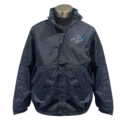 Sky Blues Keep The Faith Embroidered Premium Outdoor Jacket