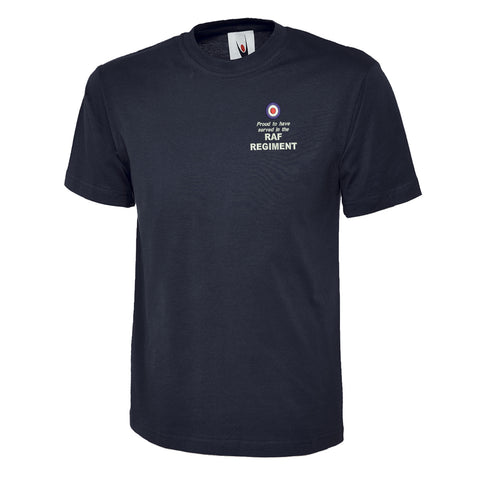 Proud to Have Served in The RAF Regiment Embroidered Children's T-Shirt