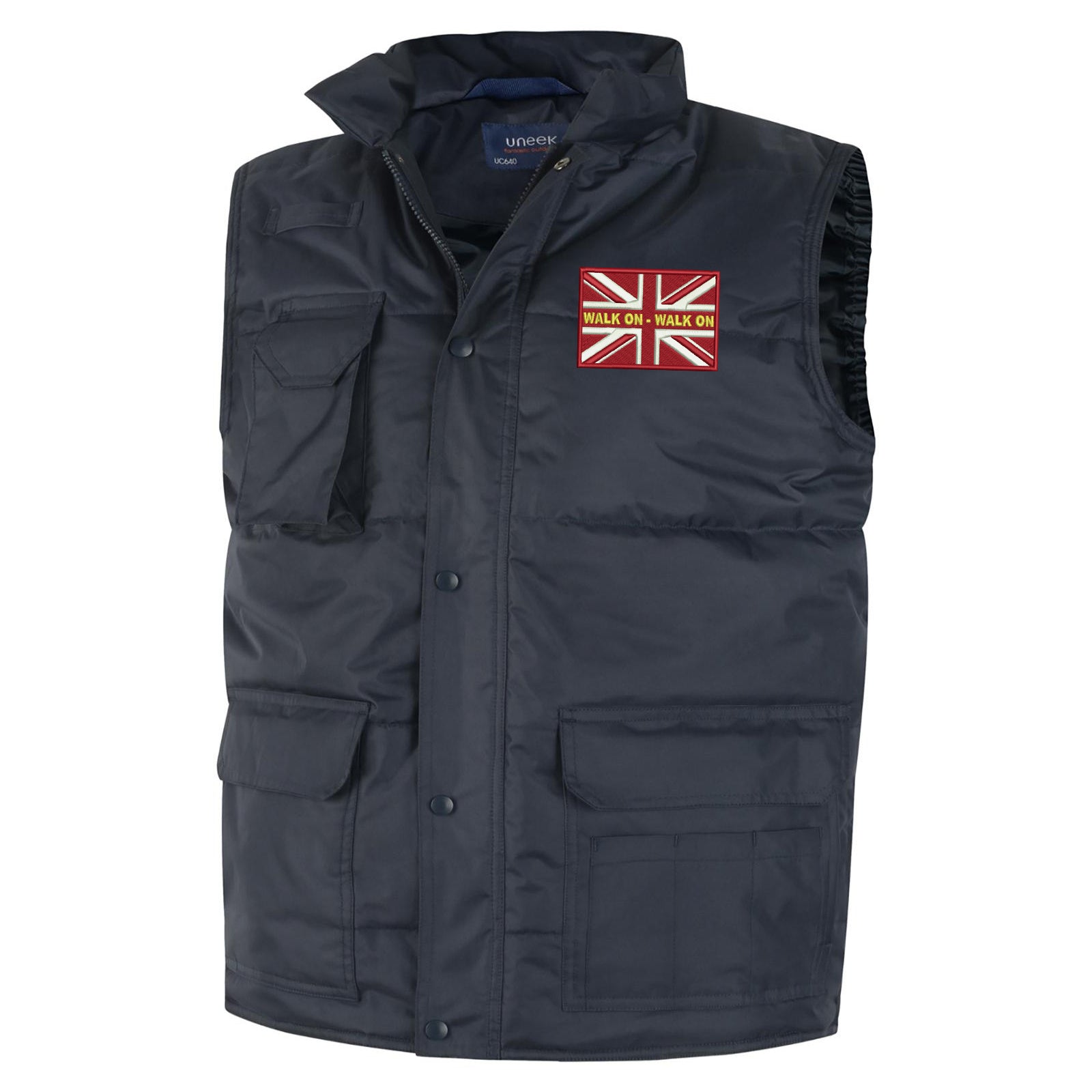 Walk On Walk On Coloured Union Jack Body Warmer