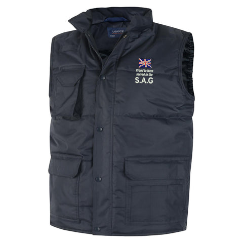 Proud to Have Served in The SAG Bodywarmer