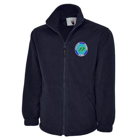 Falkland Islands Veteran Embroidered Premium Fleece