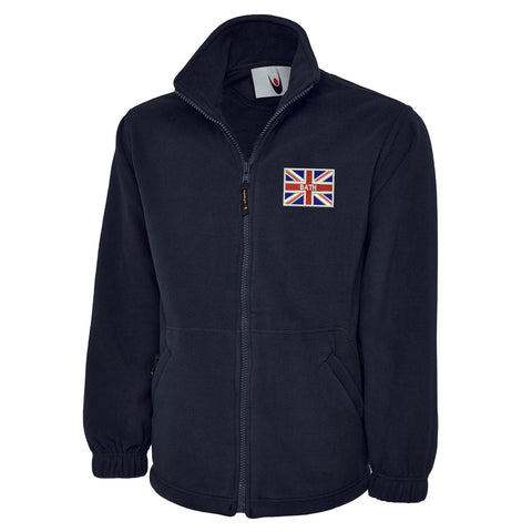 Bath Union Jack Embroidered Premium Fleece