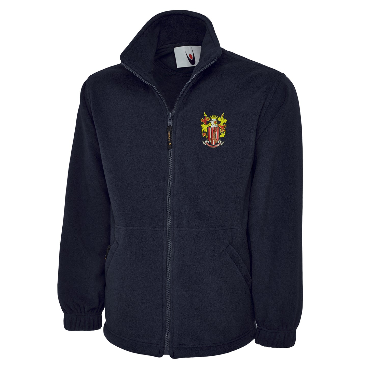 Retro Stevenage 1976 Embroidered Premium Fleece Jacket