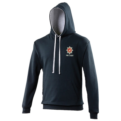 Hertfordshire Fire Service Fire Cadet Embroidered Contrast Hoodie