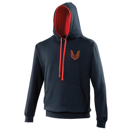 Pontiac Firebird Embroidered Contrast Hoodie