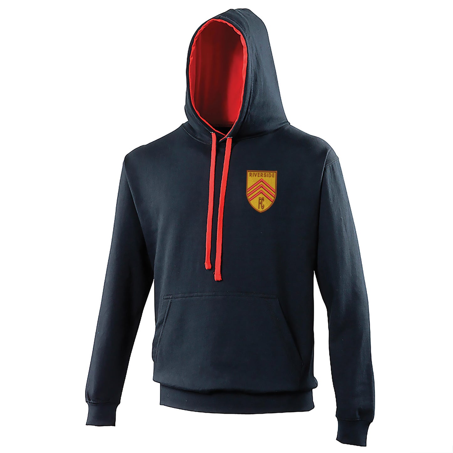 Retro Riverside FC Embroidered Contrast Hoodie