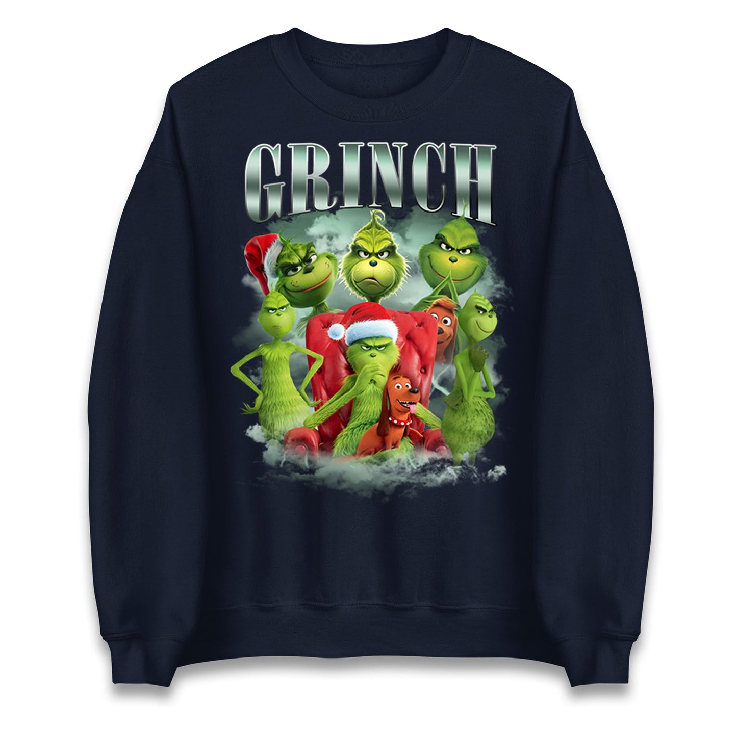 The Grinch Bootleg Christmas Jumper Mens