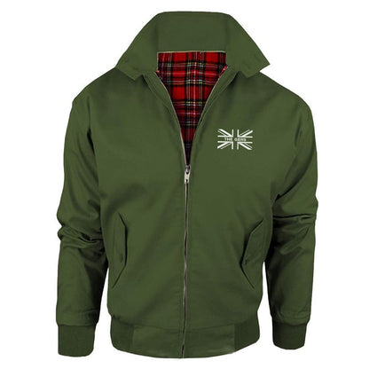 The Gers Union Jack Embroidered Classic Harrington Jacket