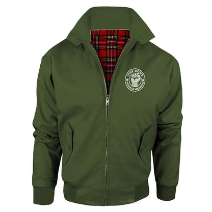 The Dons Pride of Aberdeen Embroidered Classic Harrington Jacket