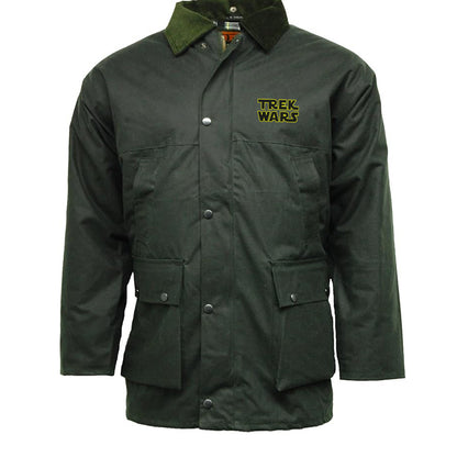 Trek Wars Embroidered Padded Wax Jacket