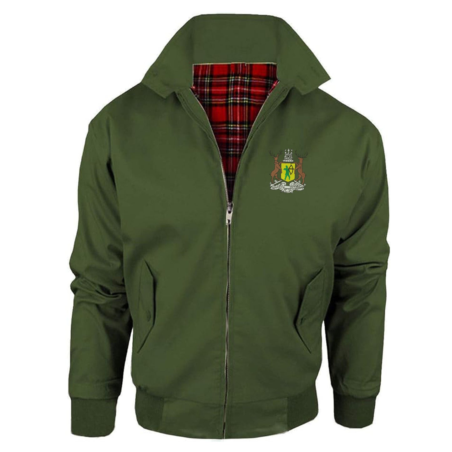 Retro Notts County 1962 Embroidered Classic Harrington Jacket