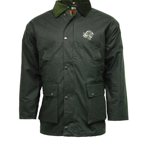 Retro Derby 1968 Embroidered Padded Wax Jacket