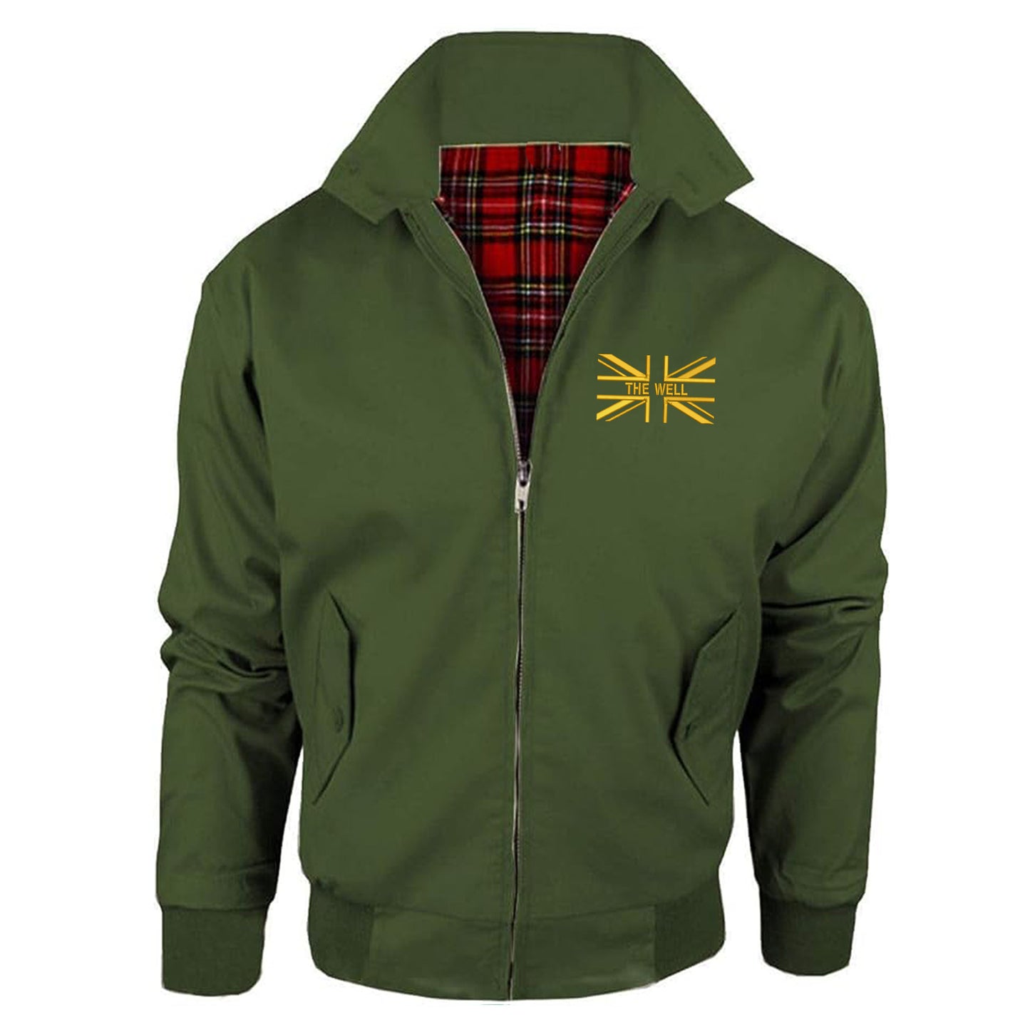 The Well Union Jack Classic Harrington Jacket